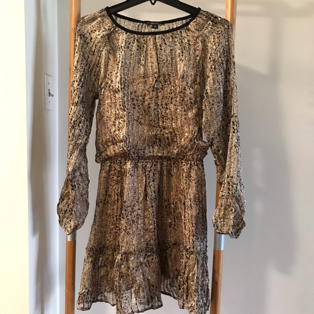 Ella Moss silk dress size M, Golden